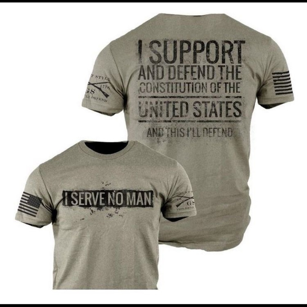 Throwback: Serve No Man shirt